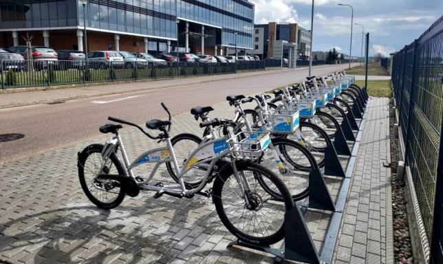 trzeci sezonu funkcjonowania w Suwałkach Miejskiego Systemu Rowerowego