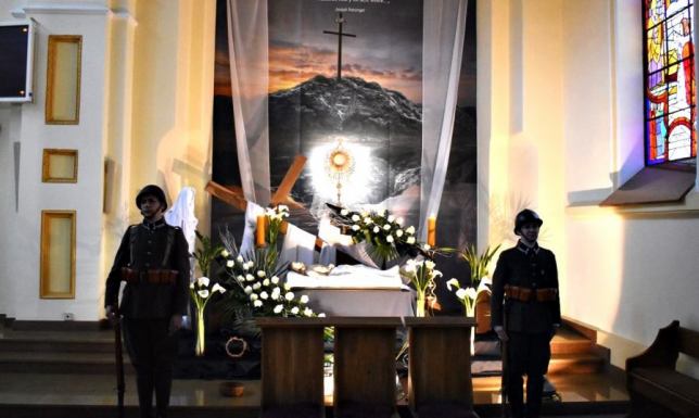 Warta Honorowa przy Grobie Pańskim