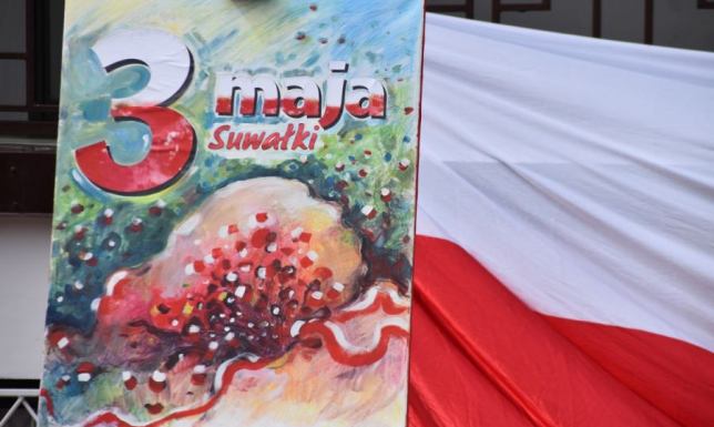 obchody Święta Narodowego Trzeciego Maja w Suwałkach