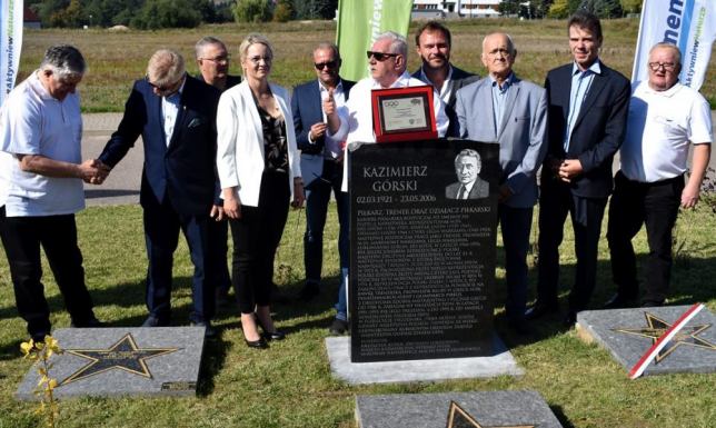 Odsłonięcie pamiątkowych tablic w Wojewódzkim Ośrodku Sportu i Rekreacji