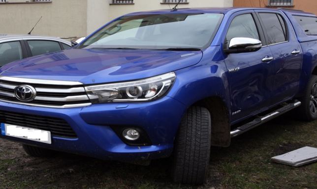 Skradziona w Wielkiej Brytanii Toyota odnaleziona w Suwałkach Skradziona w Wielkiej Brytanii Toyota odnaleziona w Suwałkach