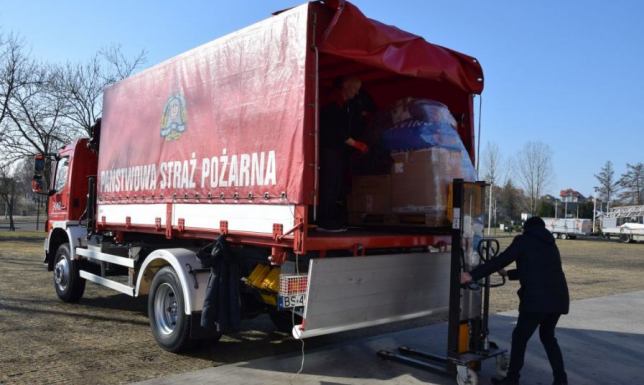 rzeczy, które na rzecz ludności ukraińskiej przekazali mieszkańcy Suwałk