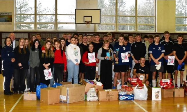 udało się zebrać pokaźną ilość słodyczy