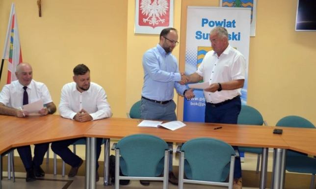 Umowa na remont kolejnej drogi powiatowej podpisana Przebudowa drogi Suwałki – Okuniowiec –Kaletnik – Wiatrołuża – Zaboryszki