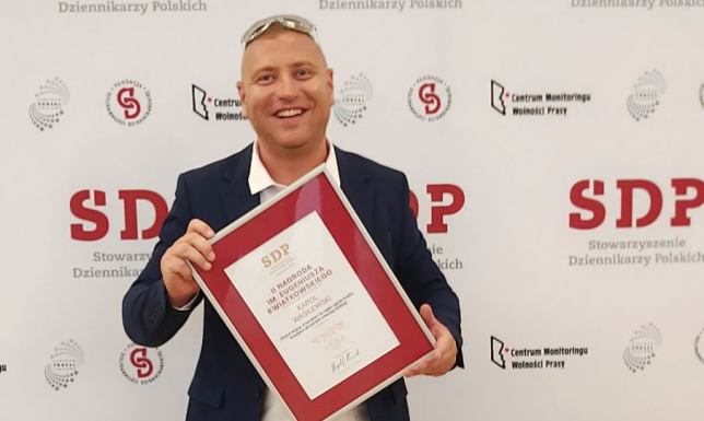 Suwalczanin trzeci raz z rzędu z nagrodą Dziennikarza Ekonomicznego Roku