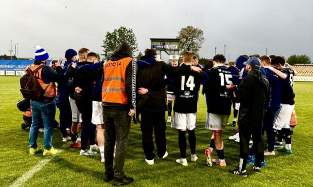 Wigry Suwałki - ŁKS Łomża 2:3