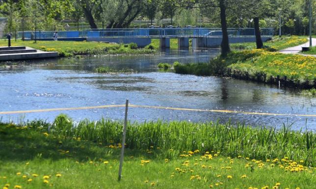 Służby badają sprawę zanieczyszczenia, które pojawiło się w rzece
