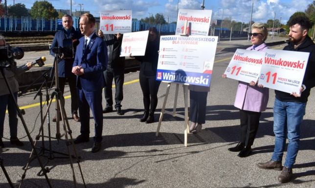 propozycje rozwoju Suwałk kandydata do Sejmu Pawła Wnukowskiego