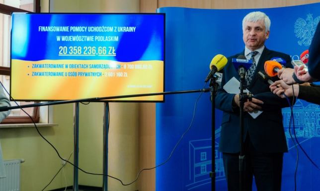 Ponad 20 mln zł na pomoc uchodźcom z Ukrainy Ponad 20 mln zł na pomoc uchodźcom z Ukrainy