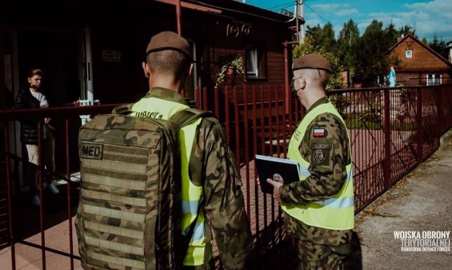Wsparcie WOT na terenach objętych stanem wyjątkowym podlascy terytorialsi odwiedzili wszystkie 115 miejscowości objęte stanem wyjątkowym