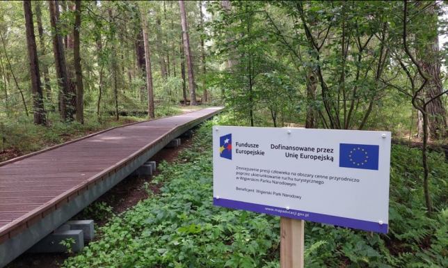 Nowe inwestycje w infrastrukturę turystyczną w Wigierskim Parku Narodowym
