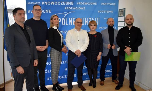 Konferencja prasowa w sprawie zmiany identyfikacji wizualnej Miasta Suwałki