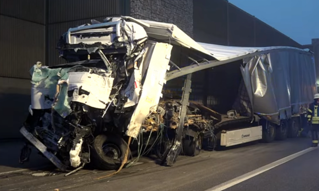 Śmiertelny wypadek kierowcy ciężarówki z suwalskiej firmy transportowej