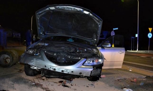 Zdarzenie drogowe na ulicy Wojska Polskiego w Suwałkach