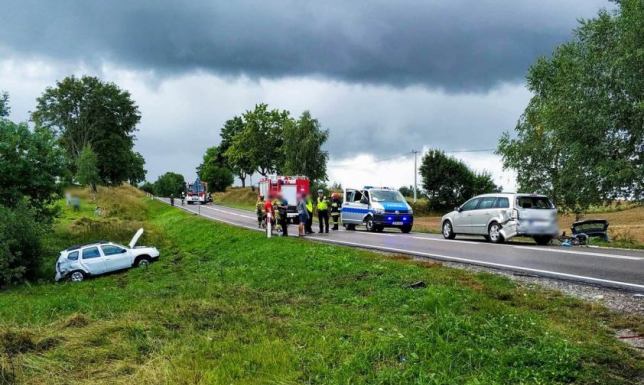 Rowerzystka trafiła do szpitala