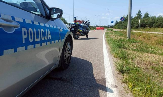 Do śmiertelnego potrącenia rowerzysty doszło w Przebrodzie koło Suwałk