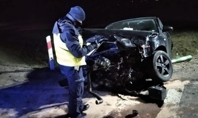 Wypadek w Moczydłach w Gminie Raczki