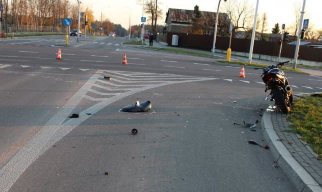 spowodował wypadek na ulicy Wojska Polskiego i uciekł