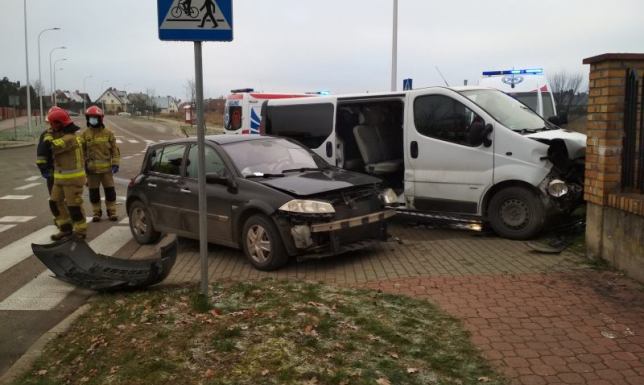 Wypadek na ulicy Warszawskiej w Suwałkach