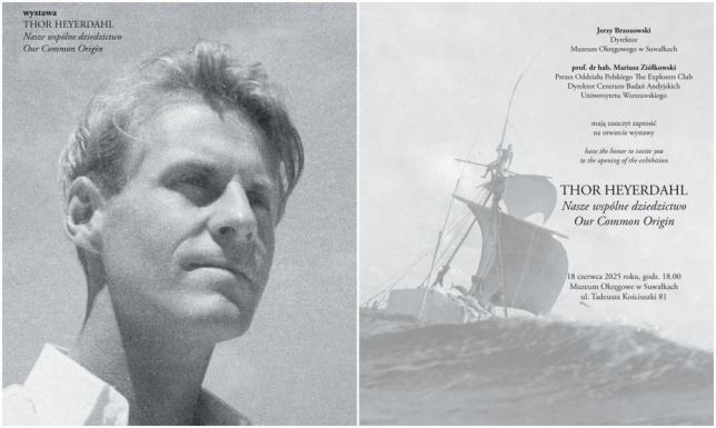 otwarcie wystawy "Thor Heyerdahl Nasze wspólne Dziedzictwo"