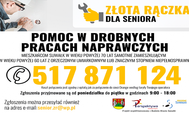 Pomogą seniorom w drobnych pracach naprawczych