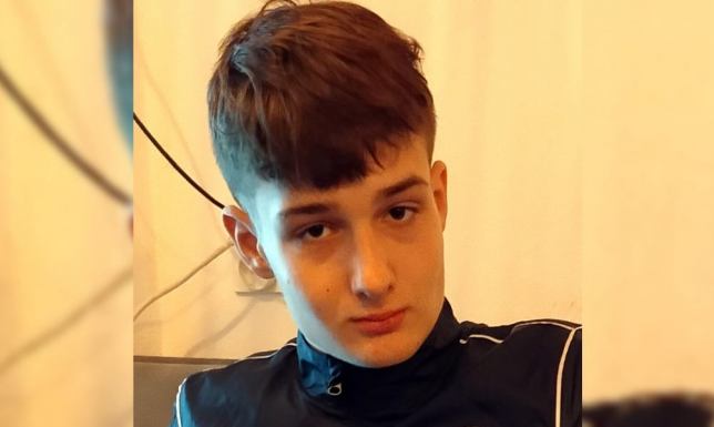 zaginiony to:  Kacper Ziegler, lat 16.