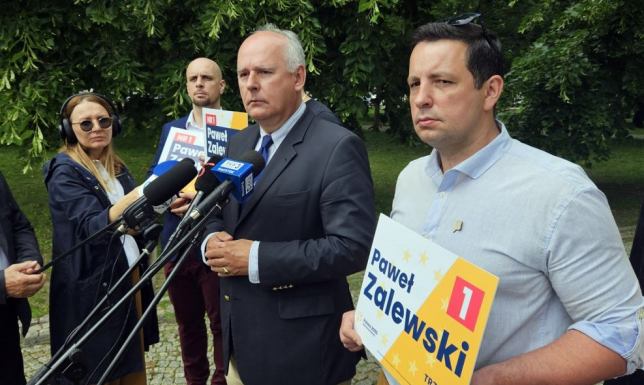 Konferencja prasowa Pawła Zalewskiego, sekretarza stanu w ministerstwie obrony narodowej