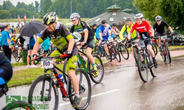 kolarze z klubu rowerowego MTB Suwałk w Maratonach Kresowych