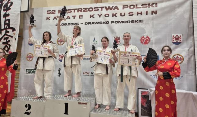 Złoto Jolanty Płońskiej na Mistrzostwach Polski Mistrzostwa Polski Karate Kyokushin Polskiego Związku Karate