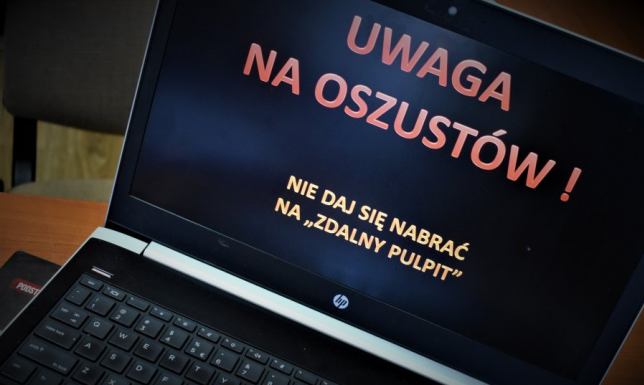 Kolejny oszukany "na zdalny pulpit". Stracił 20 tys. zł Mieszkaniec Augustowa stracił ponad 20 tysięcy złotych