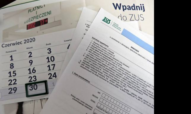 Do 30 czerwca przedsiębiorcy mogą wnioskować o zwolnienie ze składek ZUS