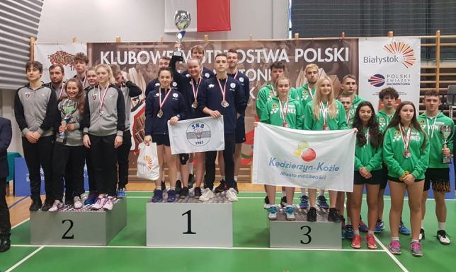 Suwalscy badmintoniści mistrzami i wicemistrzami Klubowych Mistrzostw Polski