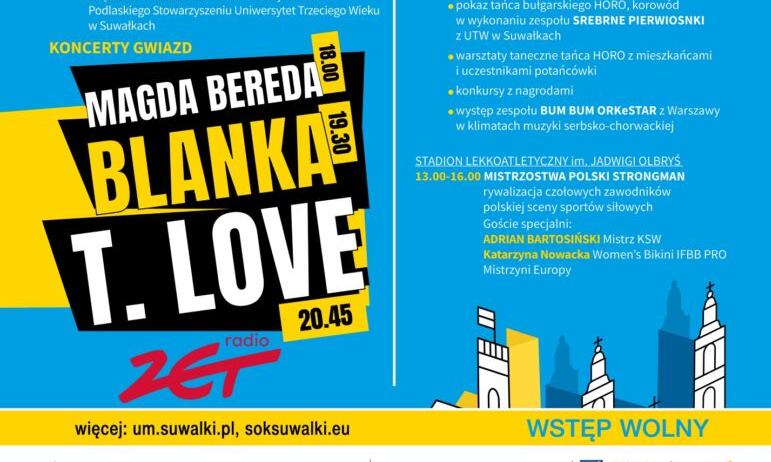 Gwiazdami wieczoru będą T. Love, Blanka oraz Magda Bereda