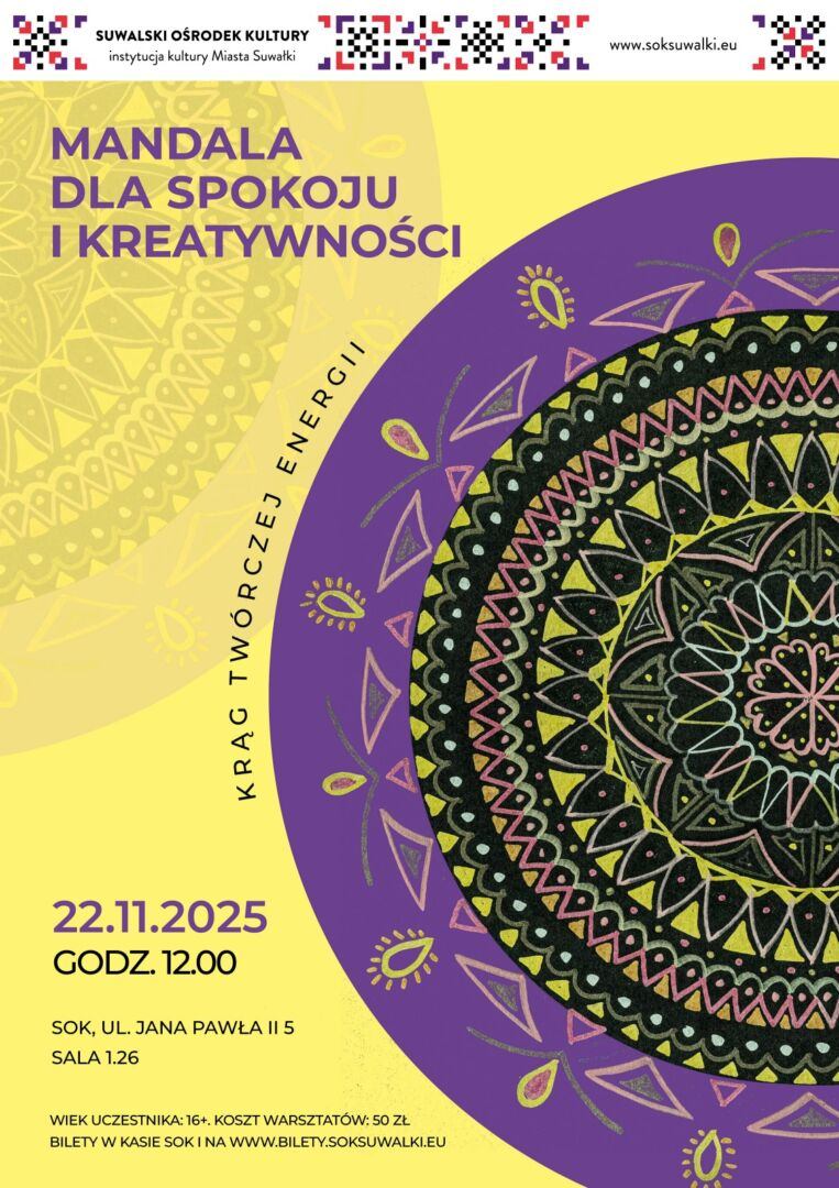 Mandala dla spokoju i kreatywności