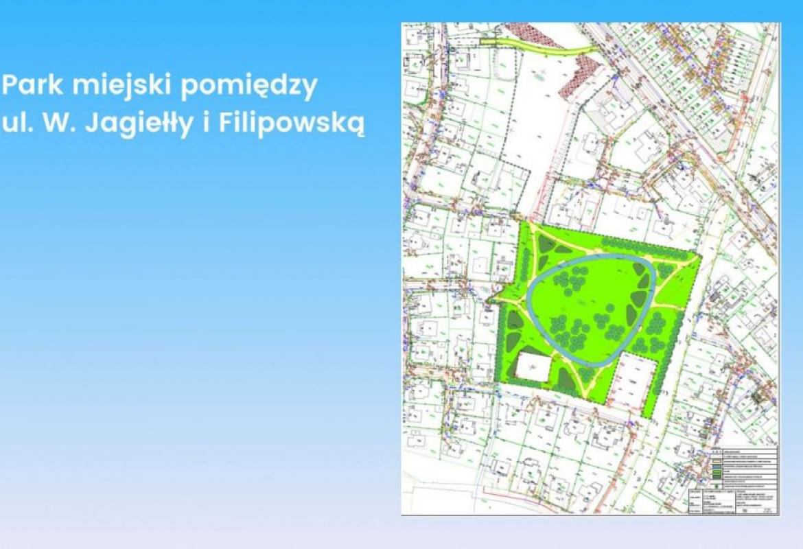Powstaje park miejski - utrudnienia dla pieszych