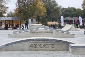 Nowy skatepark nad Zalewem Arkadia już otwarty