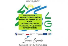 Nabór wniosków: poprawa dostępu do małej infrastruktury służącej włączeniu społecznemu