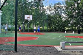 Boisko do streetballa w Parku Północnym z SBO