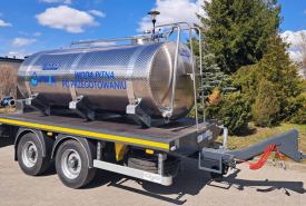 Nowa cysterna do wody pitnej o pojemności 6000 l.