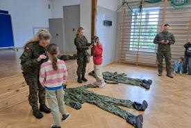Spotkania dzieci z przedstawicielami Wojska Polskiego