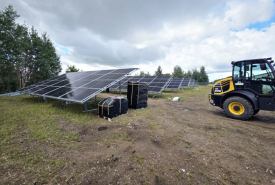 montaż instalacji fotowoltaicznej oraz kontenerowego magazynu energii