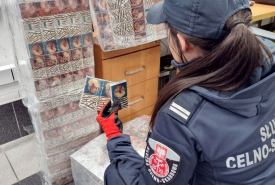 Funkcjonariusze przechwycili 2000 paczek białoruskich papierosów