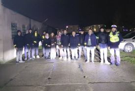 Odblaskowy eksperyment studentów i suwalskiej policji