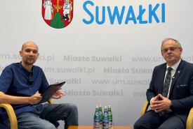 Videopodcast z Ratusza. Rozmowa z Prezydentem Suwałk