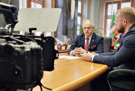 Videopodcast z Ratusza. Rozmowa z prezydentem Czesławem Renkiewiczem