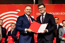 Piotr Wasilewski - pierwszy przewodniczący Młodzieżowej Rady Miasta Suwałki