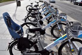 17 stacji rowerowych rozmieszczonych w różnych częściach Suwałk