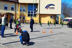 Przygotowanie pojazdu do jazdy, jazda sprawnościowa motorowerem