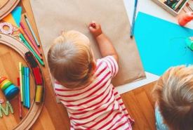 przestrzeń przeznaczona do zajęć sensoryczno-motorycznych w żłobkach