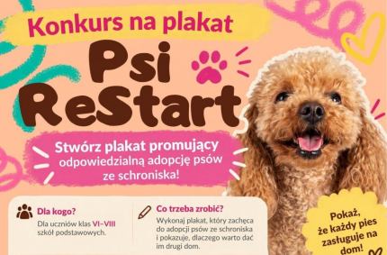 Weź udział w konkursie plastycznym „Psi ReStart”